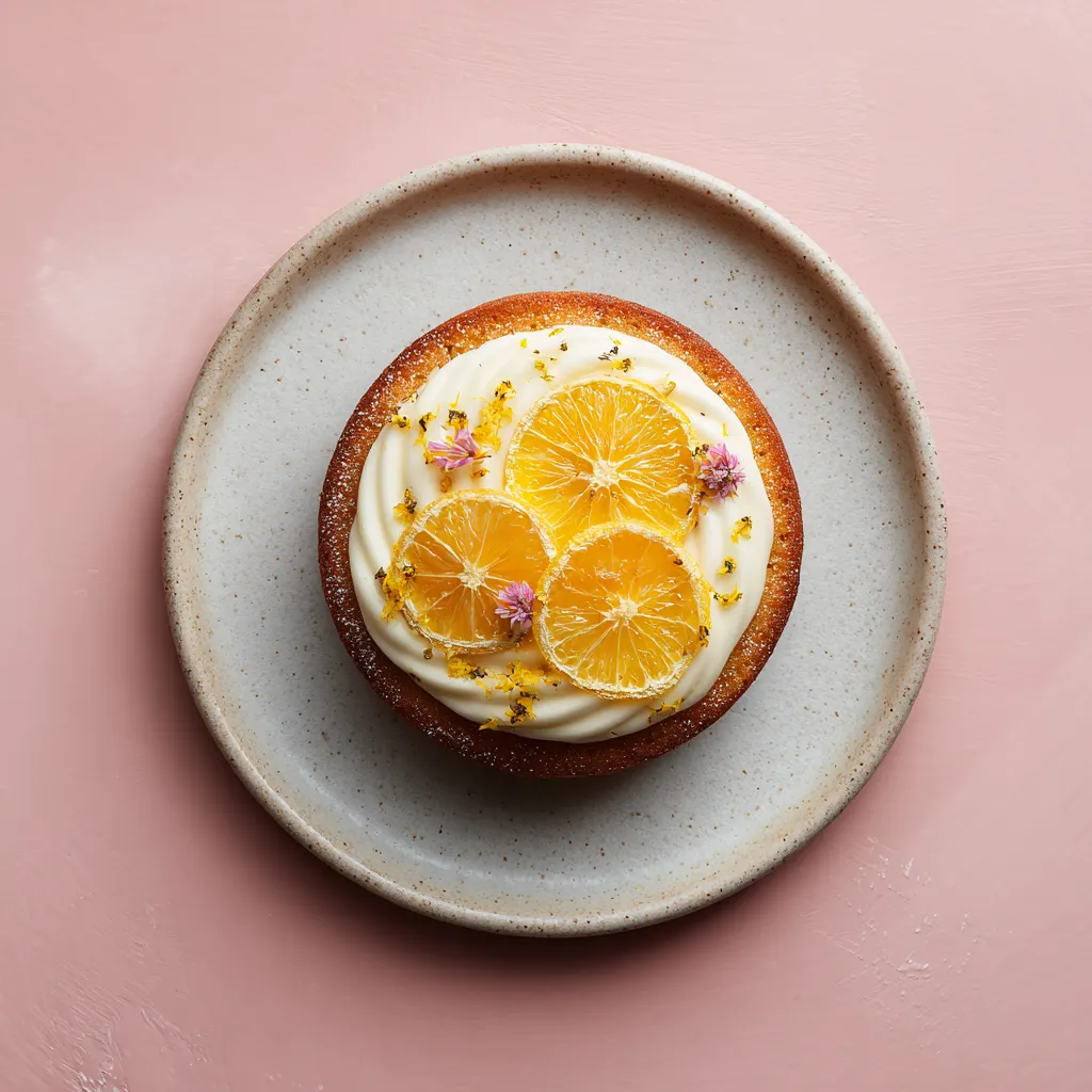 Cake citron, confit d'agrumes