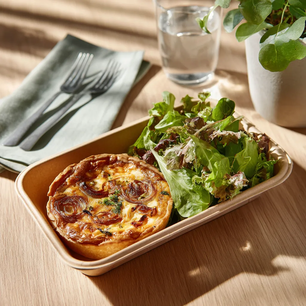 [7950] Quiche du jour légumes et oignons confits