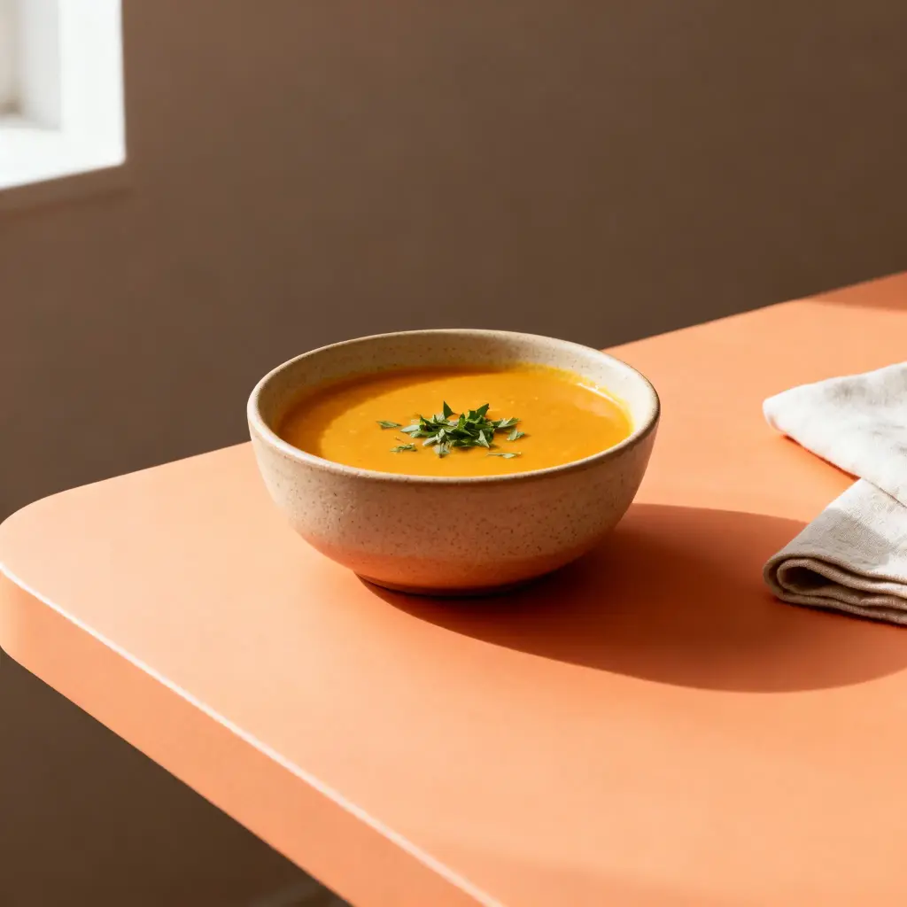 Velouté de courge au lait de coco