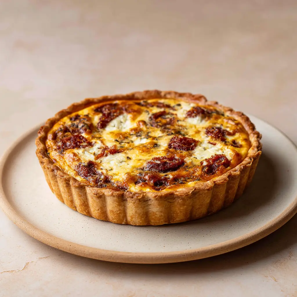 Quiche du jour chorizo, poivrons, mozzarella